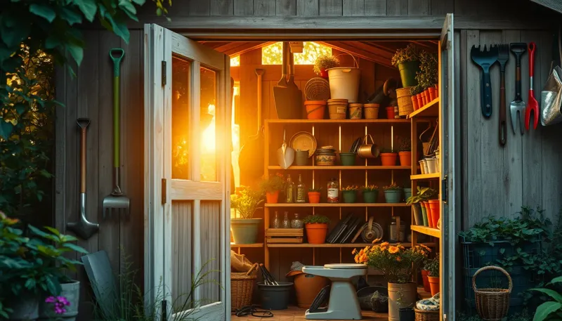 Abri de jardin : quelle surface choisir pour un rangement optimal ?