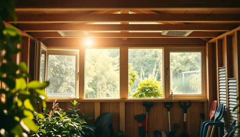 Comment ventiler un abri de jardin pour éviter la condensation