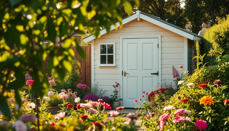 Où installer son abri de jardin : les distances légales à respecter